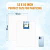HANSILK  6CS 12x16 inch Canvases for Painting, Canvas Panels , 100% Cotton Acid-Free, Art Boards for Oil & Acrylic Painting - 2 of 4