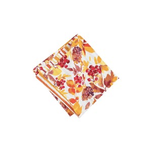 C&F Home Cordelia Reversible Fall Leaves Watercolor Napkin - 1 of 4