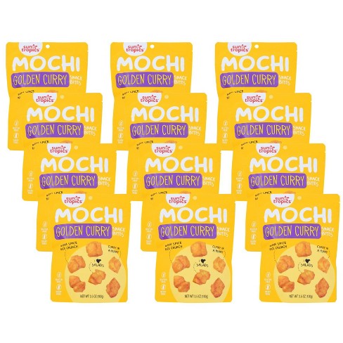 Sun Tropics Mochi Golden Curry Snack Bites - Case of 12/3.5 oz