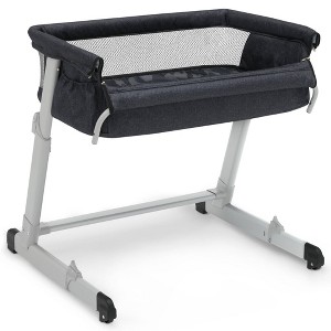 BabyGap by Delta Children Whisper Bedside Bassinet Sleeper with Breathable Mesh and Adjustable Heights - Made with Sustainable Materials - 1 of 4