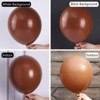 PartyWoo Balloons Brown Dark Boho Neutral Coffee 12 Inch 50 pcs - 2 of 4