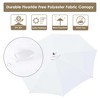 Yescom 13ft XL Heavy Duty Solid Wood Outdoor Patio Umbrella with Base Parasol Wheels Stand for Bistro Market Table Garden Deck Yard Poolside - 4 of 4