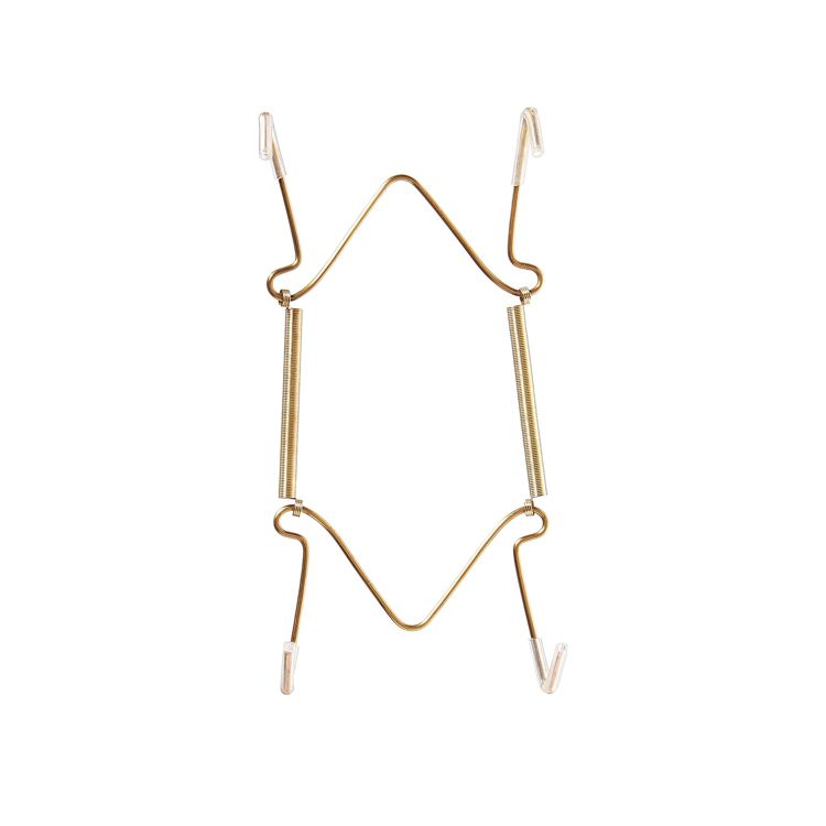 Better Houseware Plate and Tray Hangers, 10-In. to 16-In., Brass in Gold, 3 of 8