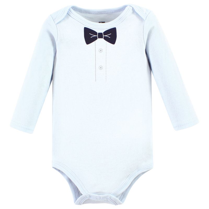 Hudson Baby Infant Boy Cotton Long-Sleeve Bodysuits, Hola Ladies 5-Pack, 4 of 8