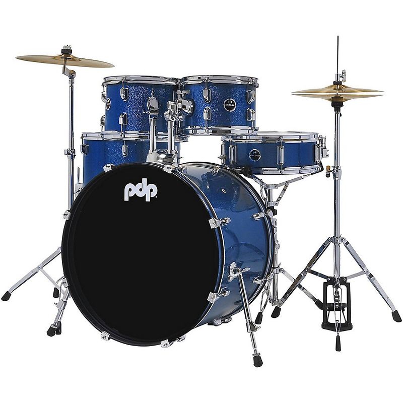 PDP by DW Encore Complete 5-Piece Drum Set With Chrome Hardware and Cymbals, 3 of 7