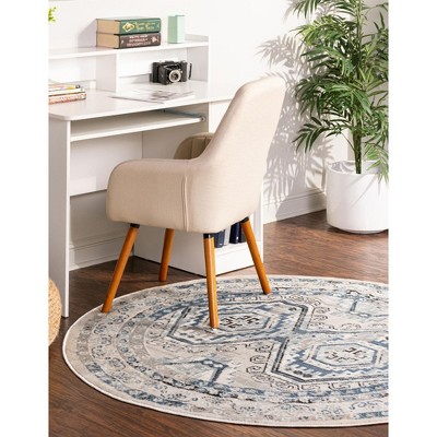 Unique Loom Charlotte Quail Medallion Indoor Woven Area Rug