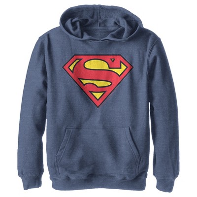 Blue superman hoodie hotsell