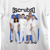 Scrubs Full Group Shot Crew Neck Short Sleeve Women's White T-shirt - image 2 of 3