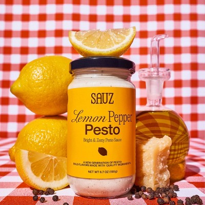 Sauz Lemon Pepper Pesto Sauce - 6.7oz