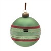 Striped Glass Ball Ornament (Set of 6) - 2 of 4