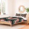 Deny Designs Full/Queen Emanuela Carratoni Festive Rainbow Duvet Cover and Pillow Sham - 2 of 4
