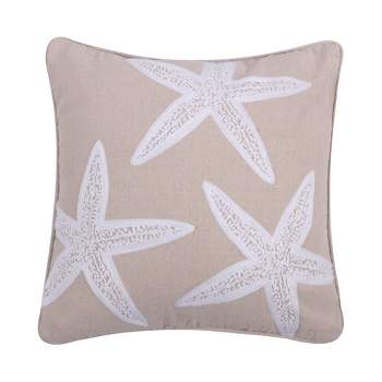 St. Claire - Embroidered Flower Decorative Pillow - Gold, Grey, White -  Levtex Home : Target