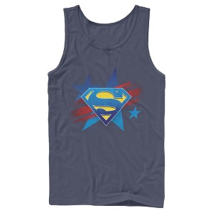 Men's Superman Logo Patriotic Tank Top - 1 of 3