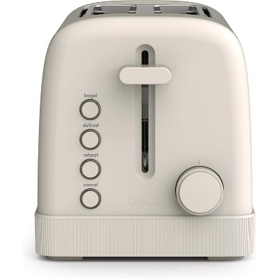 2 Slice Toaster, 6 Setting Shade Control w Reheat, Cancel, Bagel & Defrost Buttons, Removable Crumb Tray, Anti Jam & Auto Shutoff