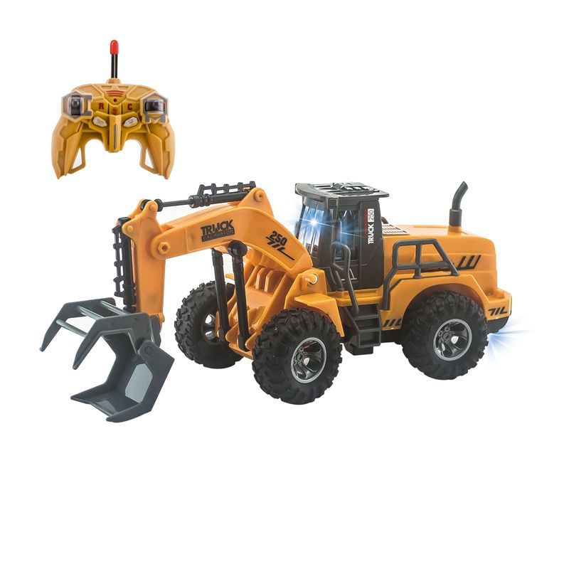 Link 1:30 RC Loader Construction Vehicle Radio Control Truck Toy With 5 Channels | Yellow, 3 of 4