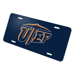 University of Texas at El Paso Primary Logo Novelty Metal Vanity Tag License Plate - 1 of 4