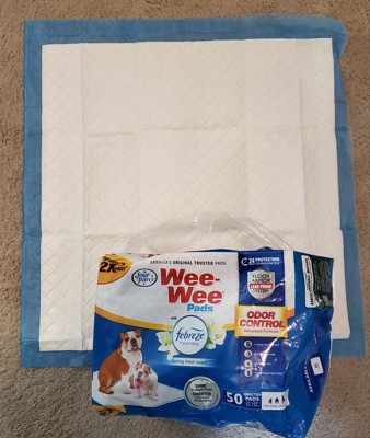 Wee-Wee Odor Control with Febreze Freshness Pads for Dogs, Count