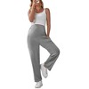 Women's Maternity Smooth Feeling  Pants Comfy Soft Pregnancy Yoga Pants Straight Leg Workwear Pants - 2 of 4