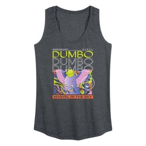 Women's - Disney - Dumbo Graphic Racerback Tank - 1 of 4