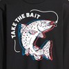 Men's - Instant Message - Take The Bait Fish Long Sleeve Graphic T-Shirt - 2 of 4