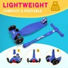 Kids Scooter, 3-Wheel Light-Up Kick Scooter, 4 Adjustable Height, Lean to Steer, Lightweight Design,for Kids Age 3-12 - 3 of 4