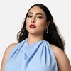 Rebdolls Women's Azalea Cowl Neck Open Back Mini Bodycon Dress - 4 of 4