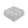 Meridian Furniture,Ames Boucle Fabric Ottoman - 4 of 4