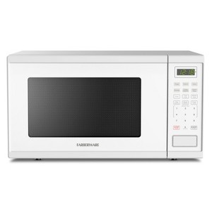 Farberware Countertop Microwave Oven with LED Display, 6 Auto-Cook Settings, 10 Power Levels, Defrost, and Child Safety Lock - 1 of 4