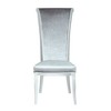 Chintaly Imports,Modern Tall Roll Back Side Chair - 4 of 4
