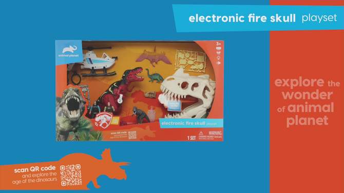 Animal Planet Electronic Fire Skull Playset, 2 of 10, play video