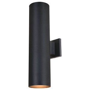 Vaxcel Chiasso 2 - Light Wall Light in  Textured Black - 1 of 4