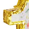 Blue Panda Small Floral Designed Gold Number 1 Pinata, Birthday Pinata, 16.5 x 10.6 x 3 In - 3 of 4