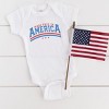 The Juniper Shop Made Free In America Baby Short Sleeve Bodysuit - 3 of 4
