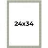 PosterPalooza | Sculpted Blue Picture Frame - UV Acrylic, Foam Board Backing, Hanging Hardware - 2 of 4