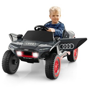 Infans 12V Licensed Audi Kids Ride On Car with 2.4G Parent Remote Control LED Lights - 1 of 4