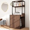 FUFU&GAGA Brown Furniture Style Cat Cabinet Litter Cabinet - Versatile Cabinet - 2 of 4