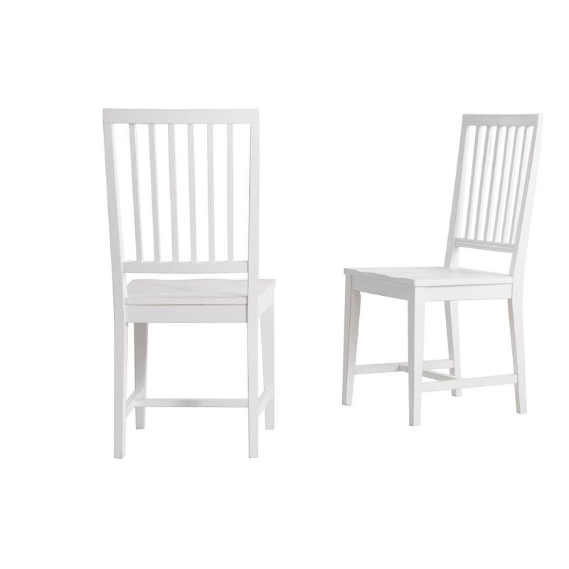 Set of 2 Vienna Wood Dining Armless Chairs - Alaterre Furniture, 1 of 20