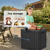 Decksplore Deck Box, Outdoor Storage Box, Patio Gardening Tools, Water and UV Resistant for Patio, Garden, Lawn, - 2 of 4