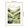 Amanti Art Hampshire Hills II by Ray Powers Wood Framed Wall Art Print - 4 of 4