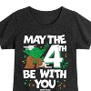 Girls' - Star Wars - Yoda May The 4Th Fitted Short Sleeve Graphic T-Shirt - 2 of 4
