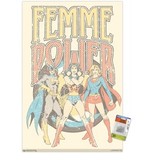 Trends International DC Comics - Women Of DC - Femme Power Unframed Wall Poster Prints - 1 of 4