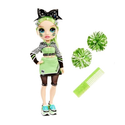 Rainbow High Cheer Jade Hunter - Green Fashion Doll with Cheerleader Outfit and Doll Accessories