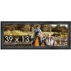 PosterPalooza | 39x13 Wide Barnwood Picture Frame, UV Acrylic, 6 Finishes - Grey, Brown, White, and Black - 2 of 4