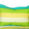 Slickblue Full/Queen Size Quilt Set with Shams, Intricate Vermicelli Quilting, Patchwork Design, 3 Piece Set - 2 of 4