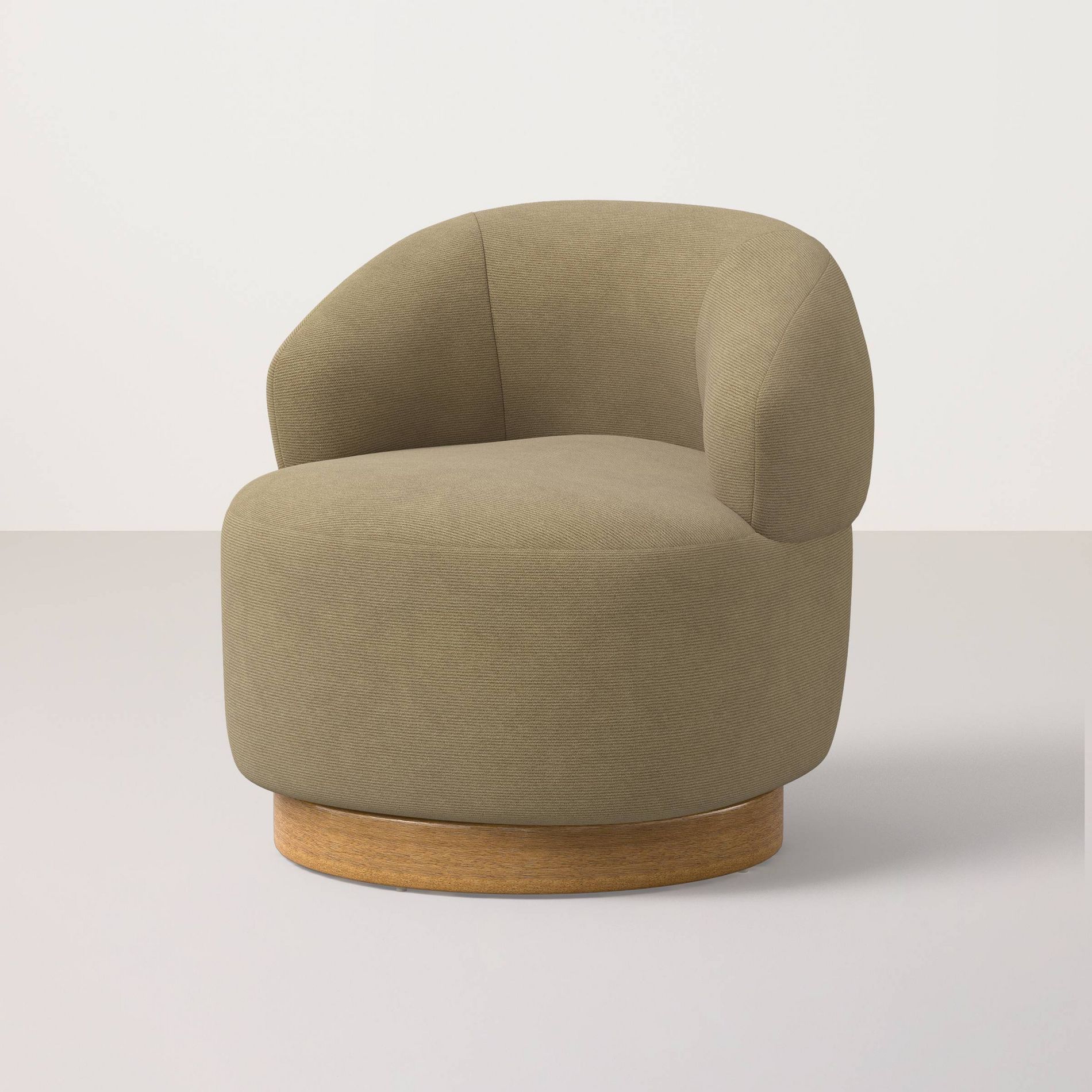 Swivel Chair with Plinth Cappuccino - Hearth & Hand™ with Magnolia