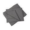 Dsvimoy Bedding Set 4 Piece Brushed Microfiber Fade and Shrinkage Resistant for Bedroom, Gray, 12"*10"*4" - 2 of 4