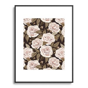 Avenie A Realm Of Roses Dark Academia Metal Framed Art Print - Deny Desings - 1 of 3