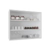 Wall Shelf 30" H, 3 Shelves, White - 2 of 4