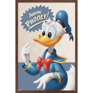 Trends International Disney Donald Duck: Good Old Days - Aww Phooey! Framed Wall Poster Prints - 1 of 4