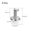 Unique Bargains Bar Supplies Oil Vinegar Dispenser Wine Stainless Steel Bottle Pourers - 2 of 4